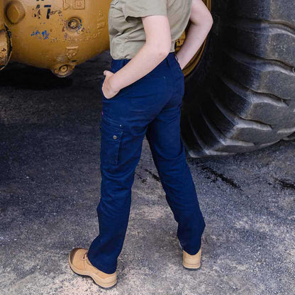 GREEN HIP Mid Rise Pants Give Cargo Navy Blue P-GCAR-B 06