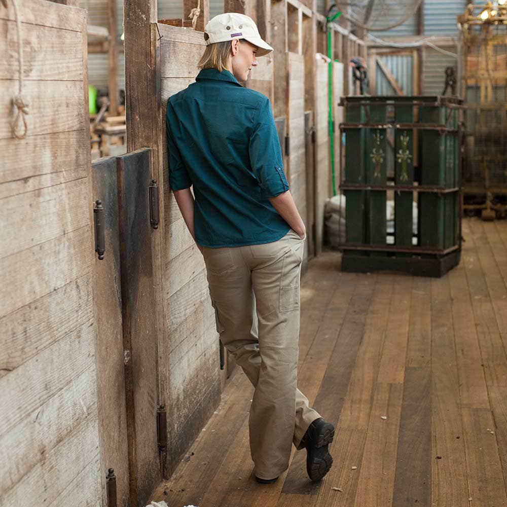 GREEN HIP Mid Rise Pants Give Cargo Khaki P-GCAR-K 06