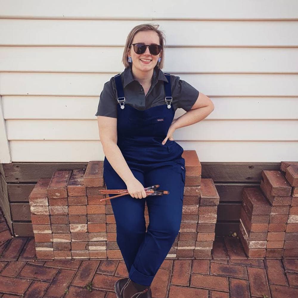 GREEN HIP Overalls All Women Blue O-ALLW-B 06