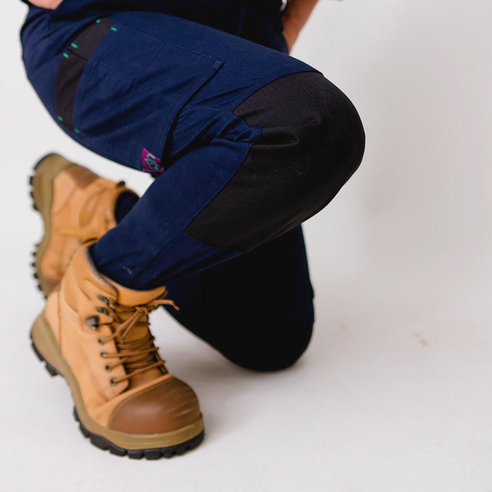 GREEN HIP Pants Cargo Reflective Navy Blue P-SKNY-B 06