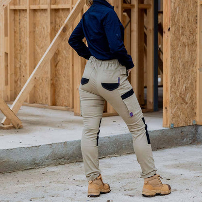 GREEN HIP Pants Cargo Reflective Khaki P-SKNY-K 06