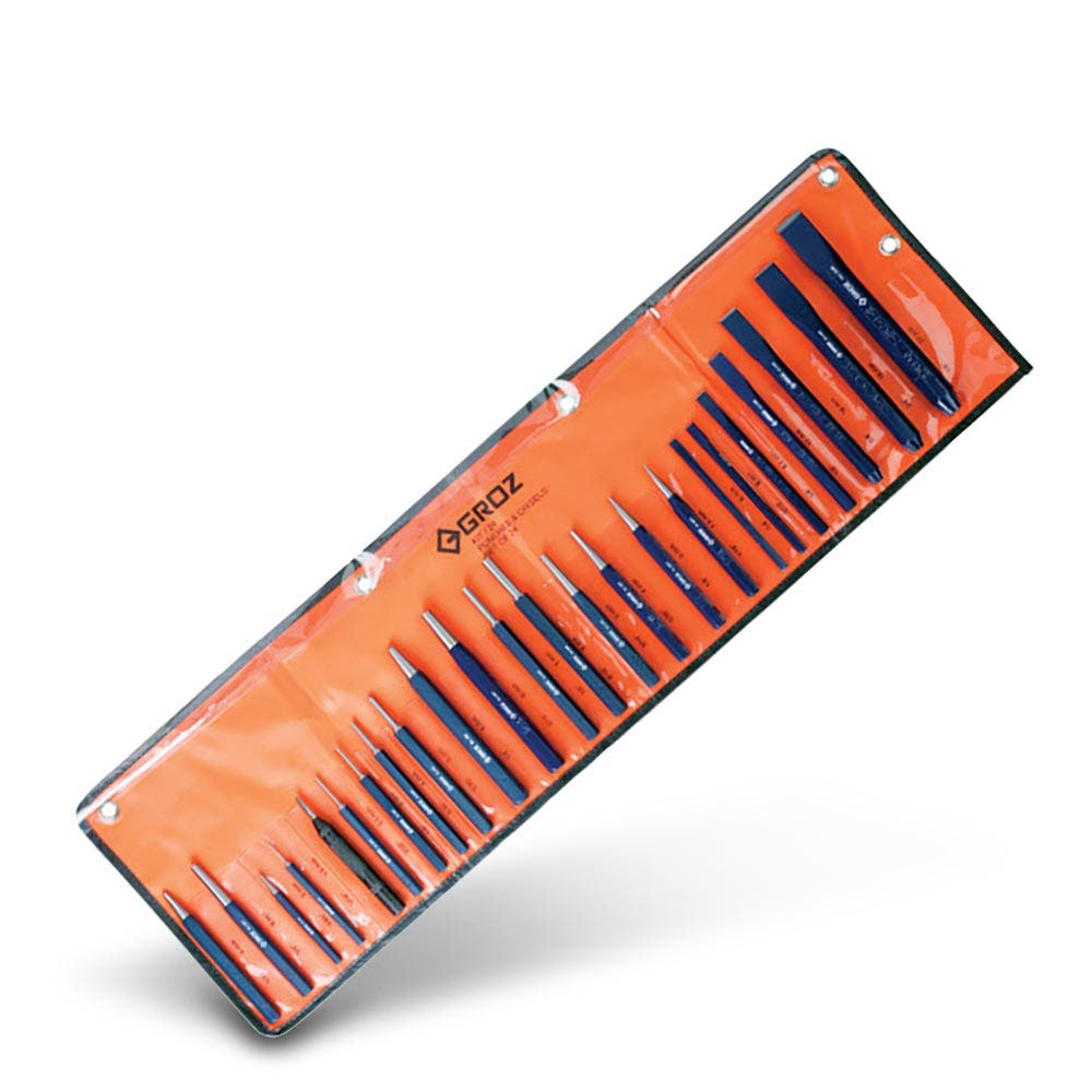 GROZ Punch and Cold Chisel Set - 24 Piece GZ-33003
