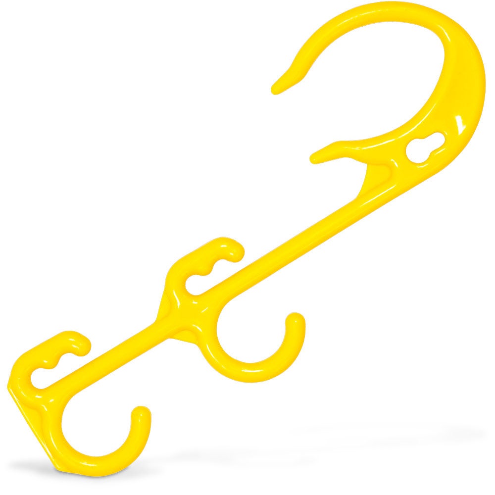 GUARDALL 250mm Yellow Plastic Hook For Leads, Hoses, and Cables GASFHOOK