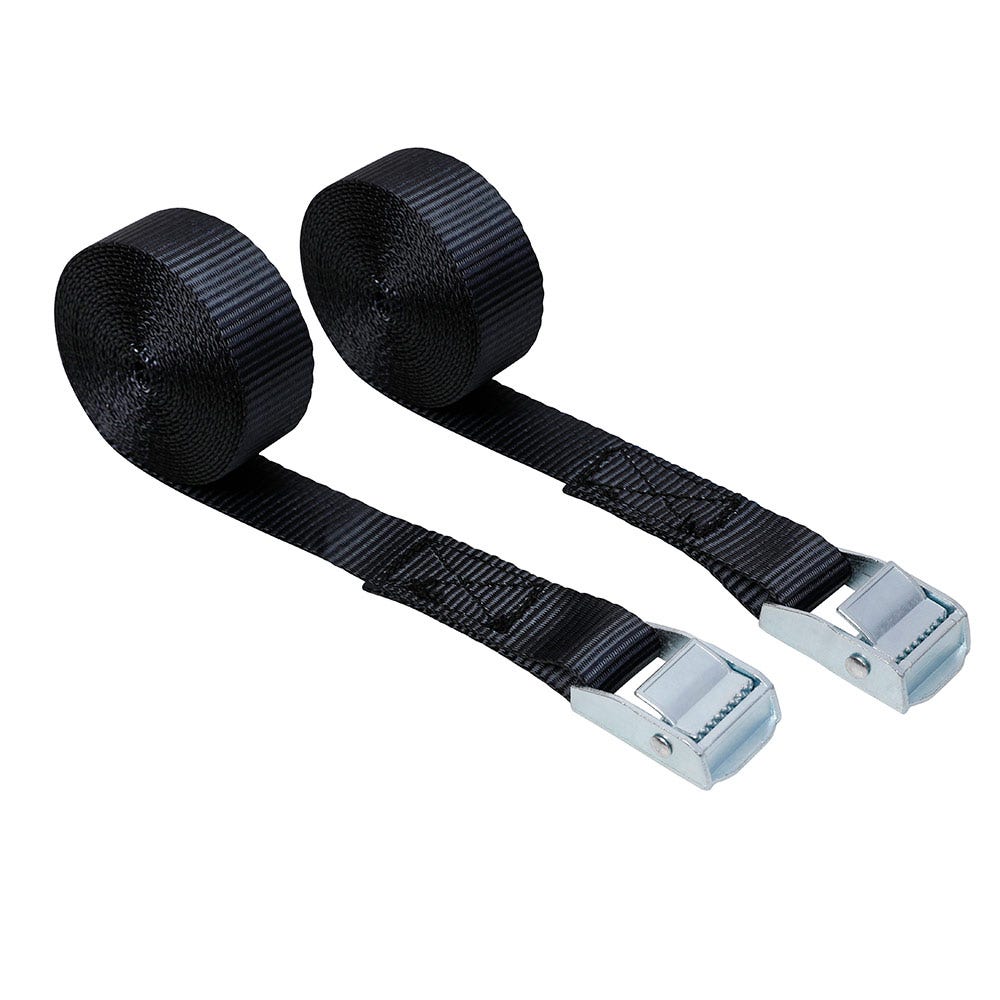 GUARDALL 25mm x 3m 400kg Cambuckle Straps - 2 Pack GACS3
