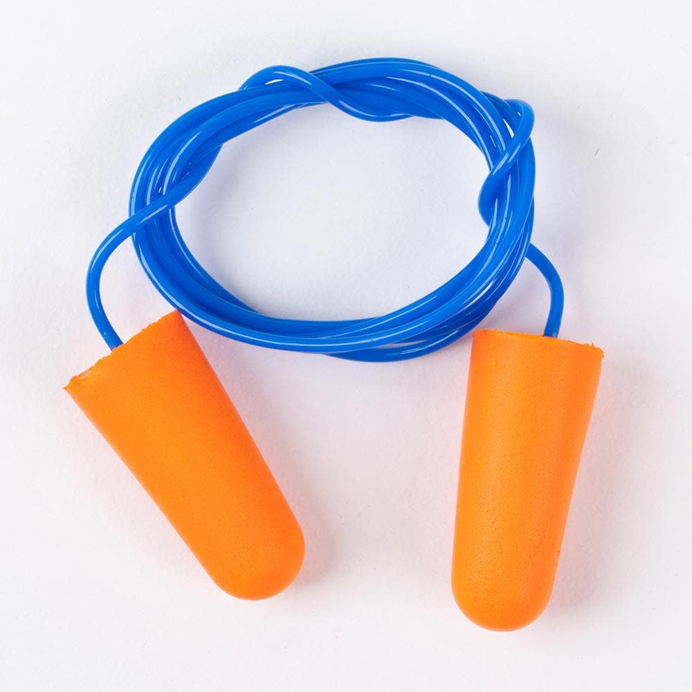 GUARDALL CLASS 5 26DB Corded Disposable Ear Plugs - 100 Pairs GDEP526CO