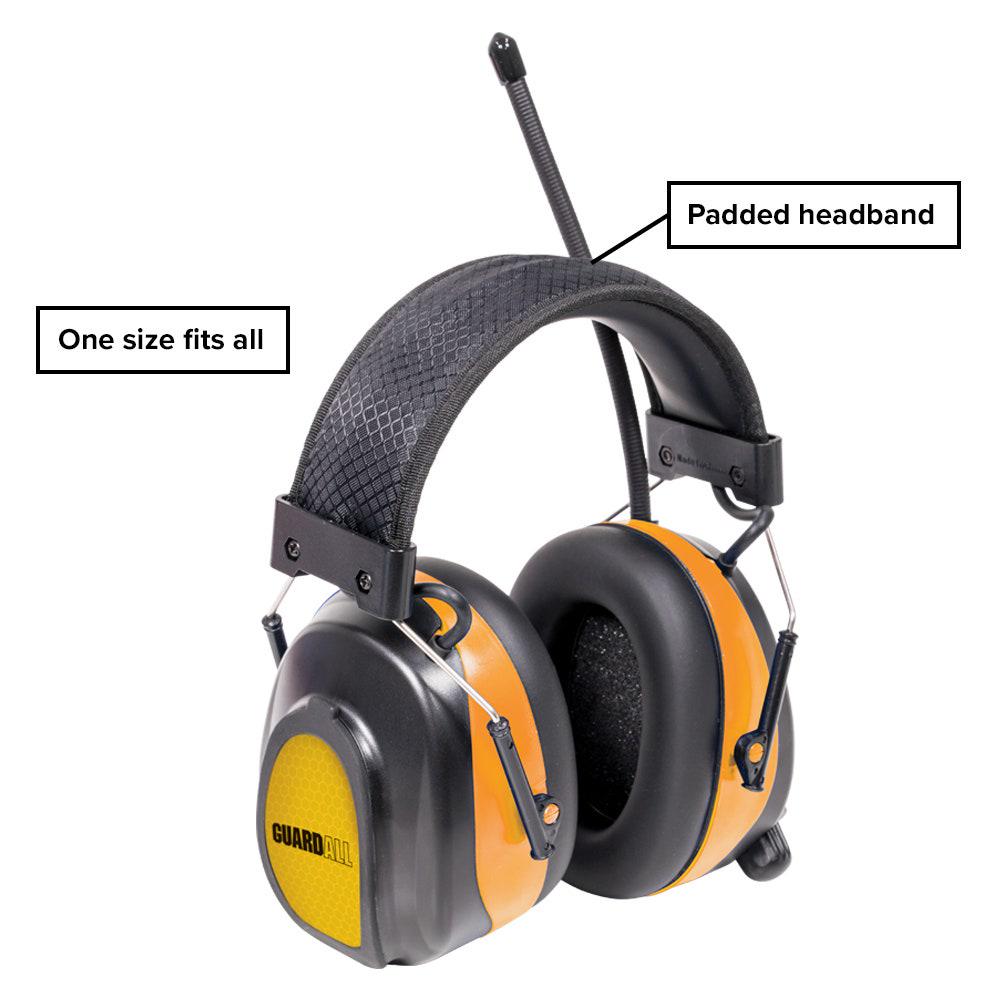 GUARDALL Ear Muffs with Built In Bluetooth Mic GAEM29S2