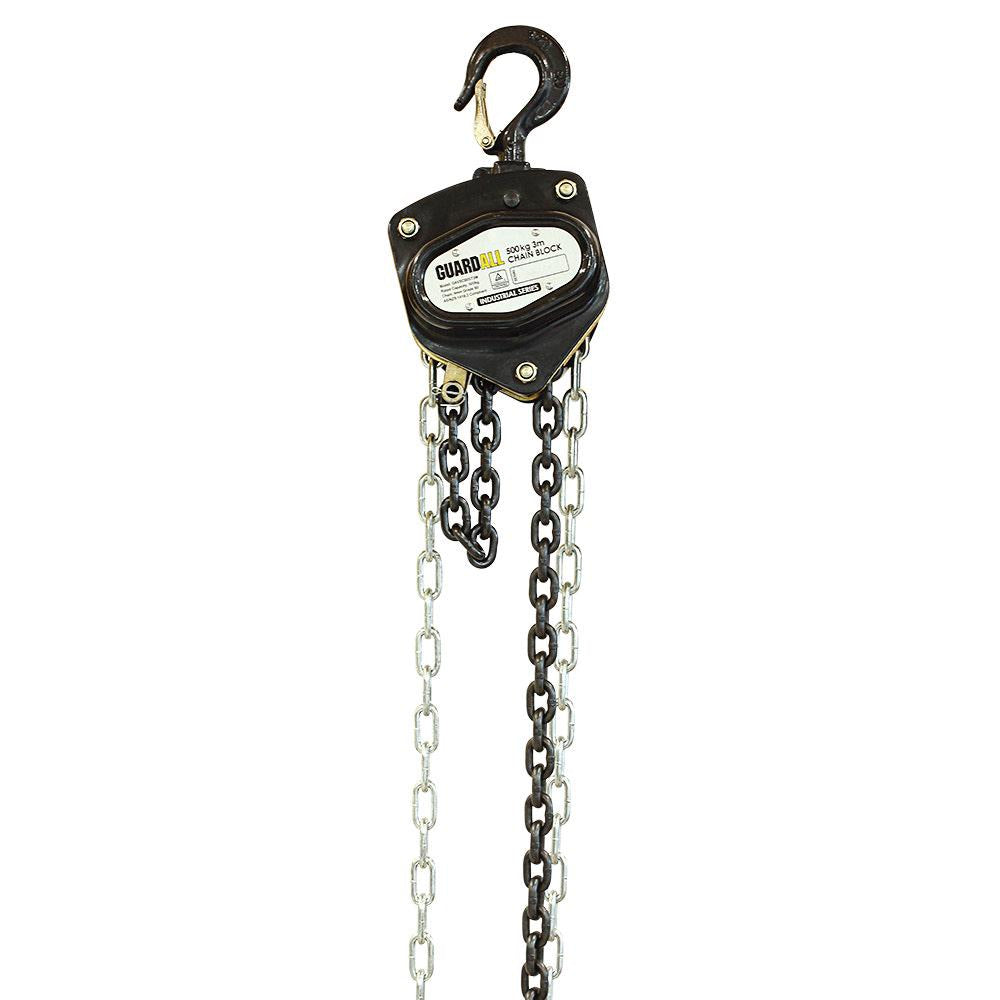 GUARDALL Industrial Series - 3m 1000kg Chain Block Lift GAVSCB1T3M