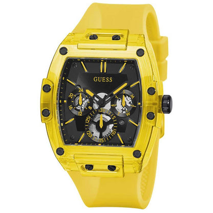 GUESS Yellow Multifunction Mens Watch GW0203G6