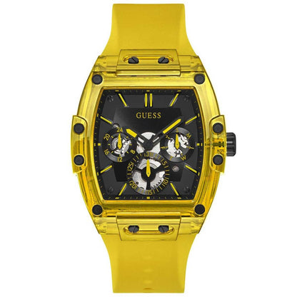 GUESS Yellow Multifunction Mens Watch GW0203G6