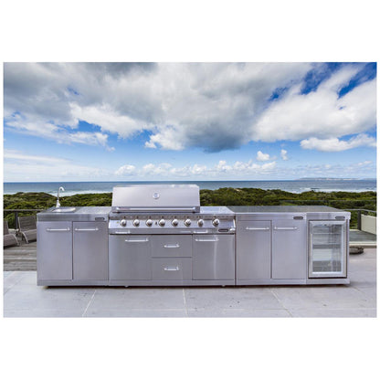 Gasmate Entertainer Kitchen With Charcoal Tray