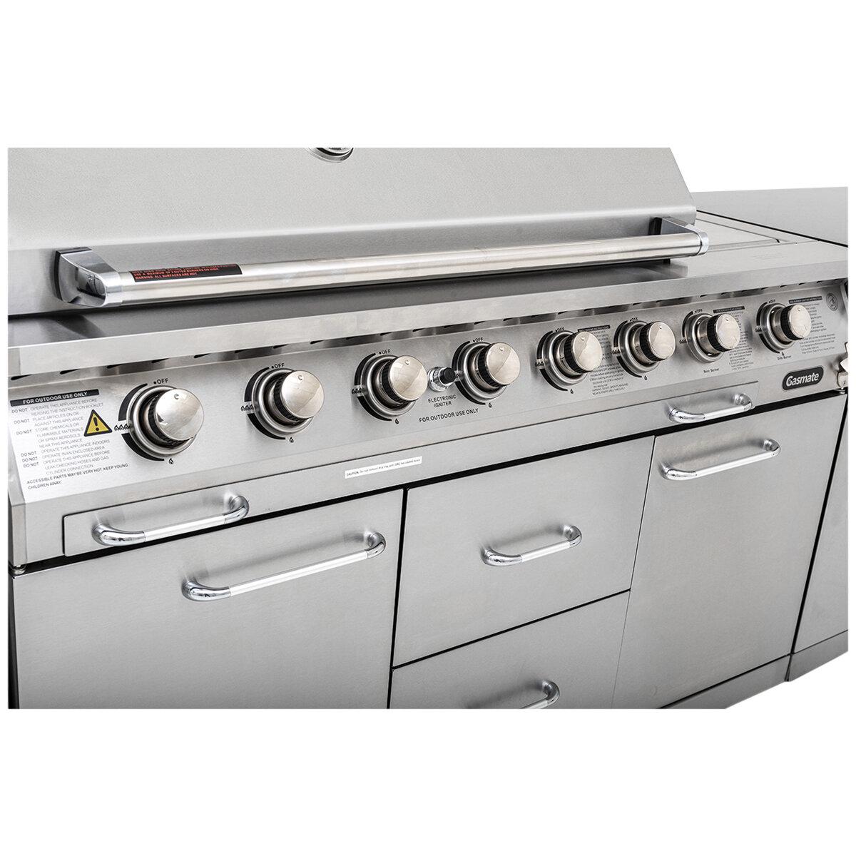 Gasmate Entertainer Kitchen With Charcoal Tray