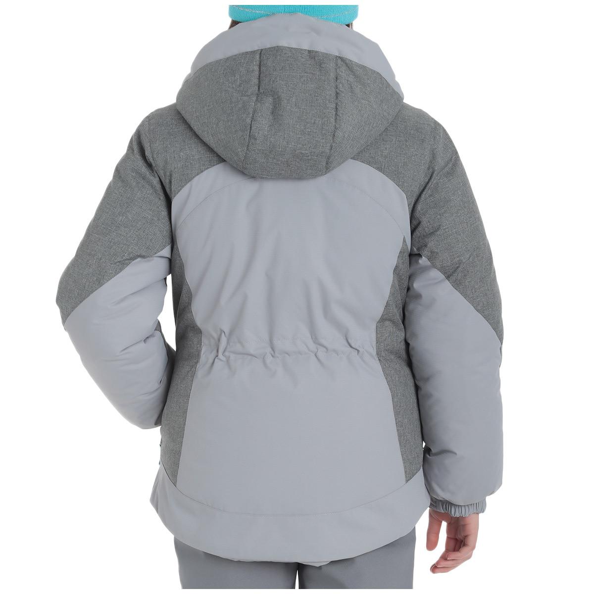 Gerry Girls' Ski Jacket and Beanie Alloy
