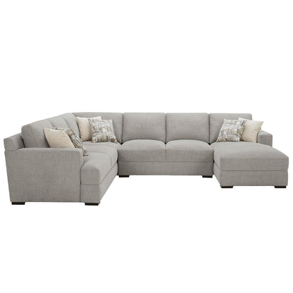 Gilman Creek Fabric Sectional With Ottoman 4 Piece