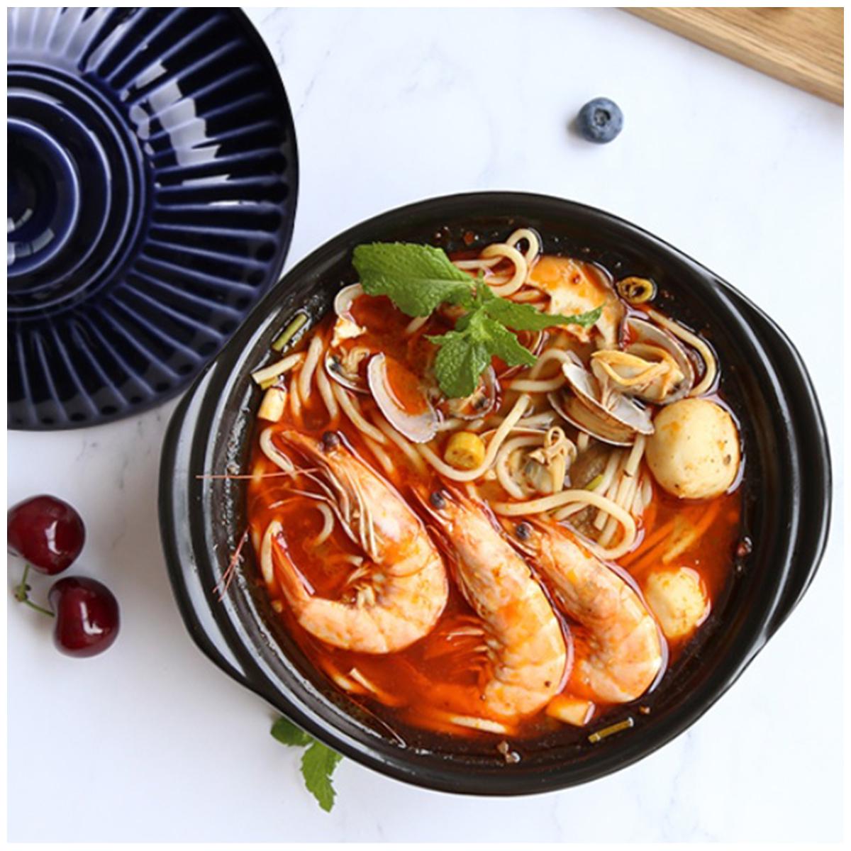 Ginpo Kikka Donabe Japanese Clay Pot 1.9L