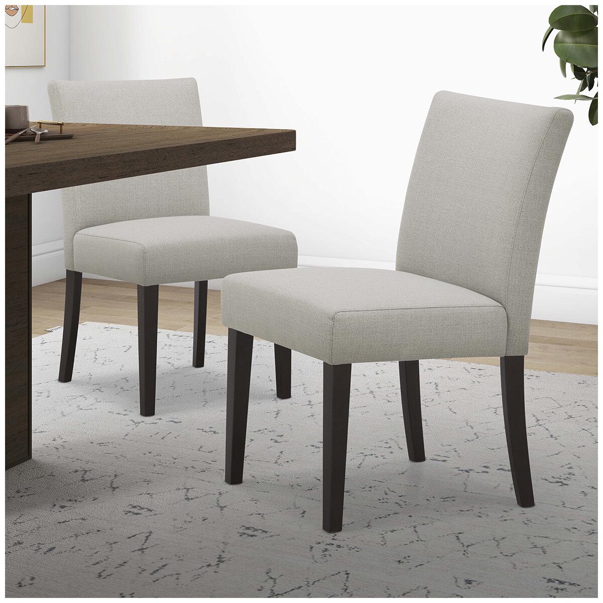 Gliman Creek Fabric Dining Chair 2 Pack Grey