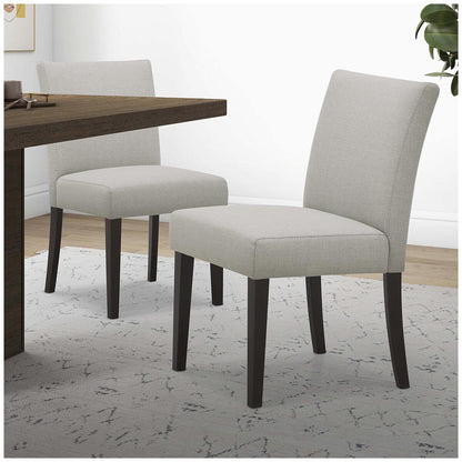 Gliman Creek Fabric Dining Chair 2 Pack Grey