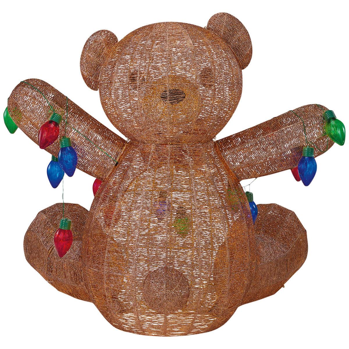 Glitter String Bear With C Bulbs And 450 Led Lights 1.5M