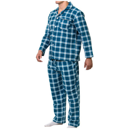 Gloster Men's Sleep Set Blue and Green