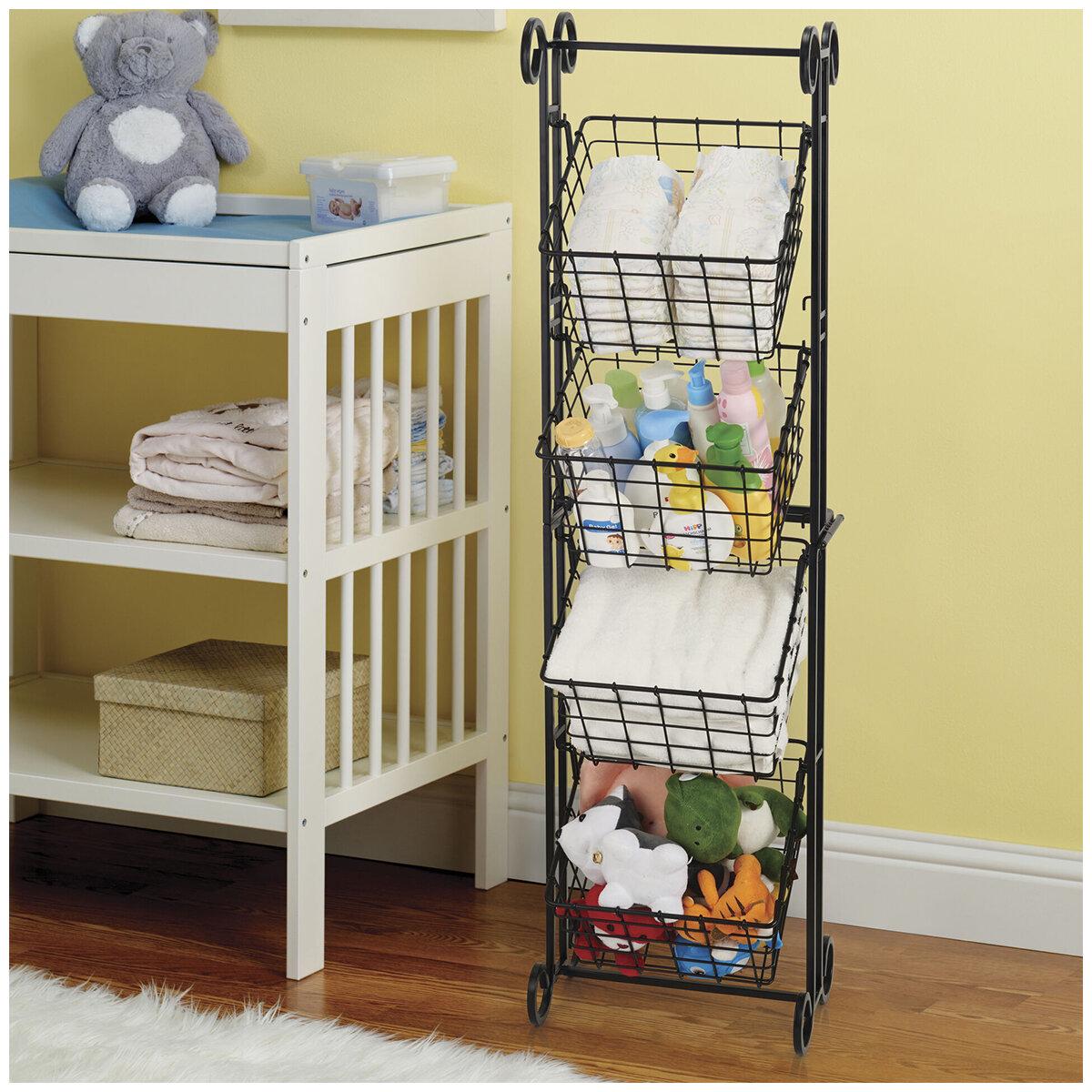 Gourmet Basics By Mikasa 4 Tier Flip Market Basket