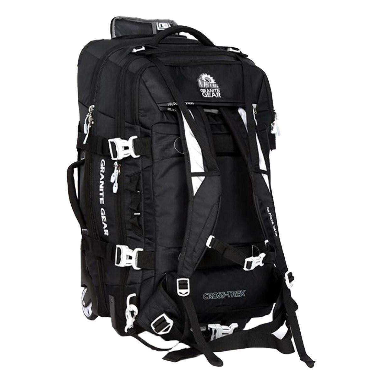 Granite Gear Wheeled Duffle With Backpack Strap Black
