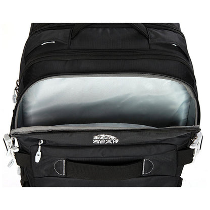 Granite Gear Wheeled Duffle With Backpack Strap Black