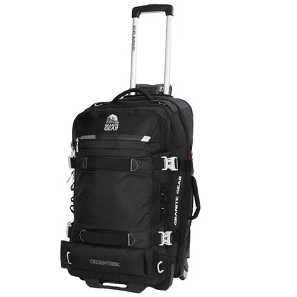 Granite Gear Wheeled Duffle With Backpack Strap Black