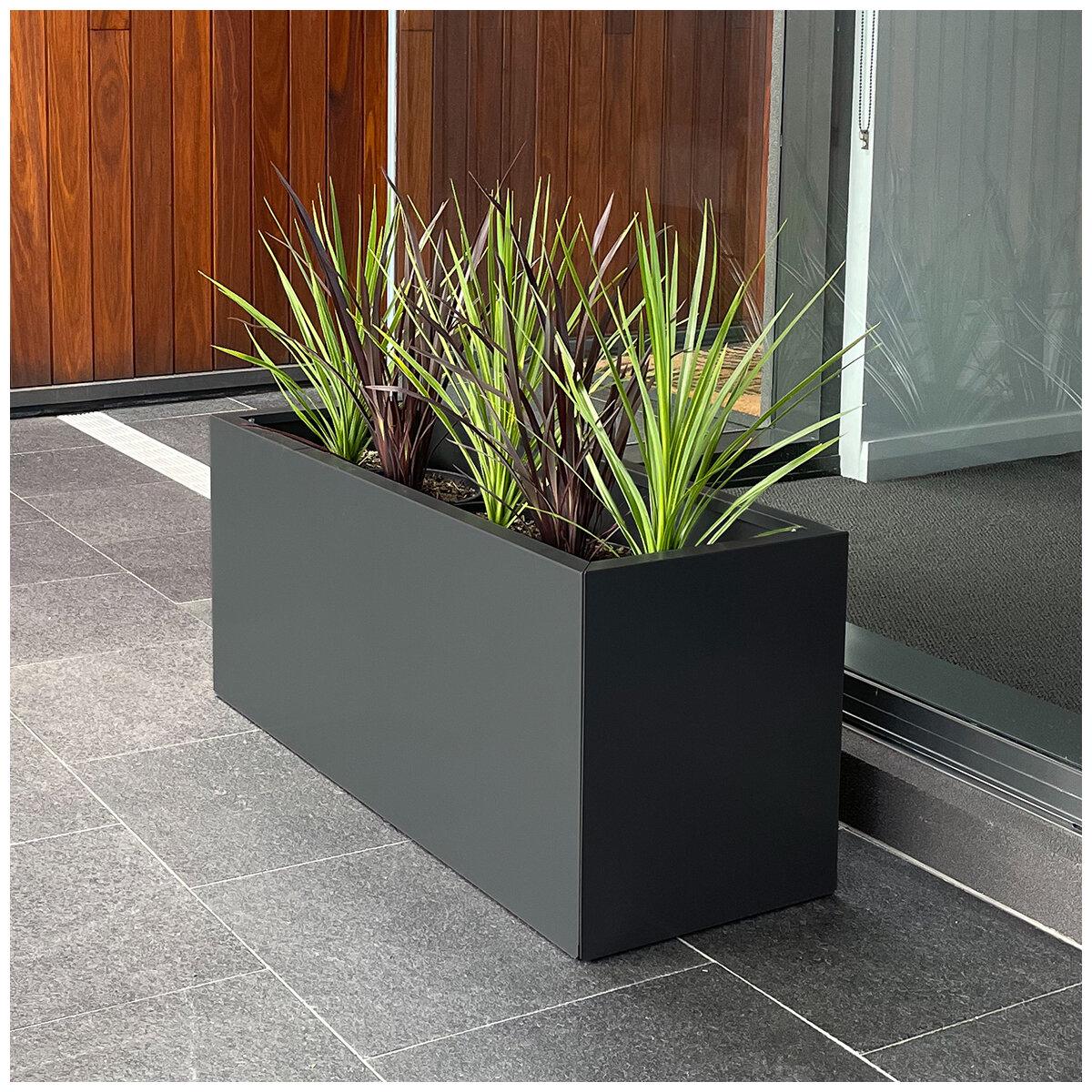 Greenlife Designer Planter Box 900 x 340 x 400mm Charcoal