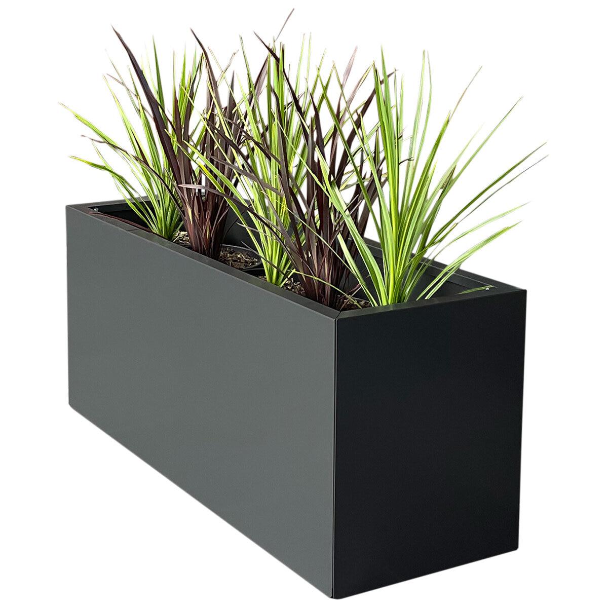 Greenlife Designer Planter Box 900 x 340 x 400mm Charcoal