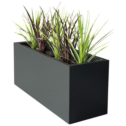 Greenlife Designer Planter Box 900 x 340 x 400mm Charcoal