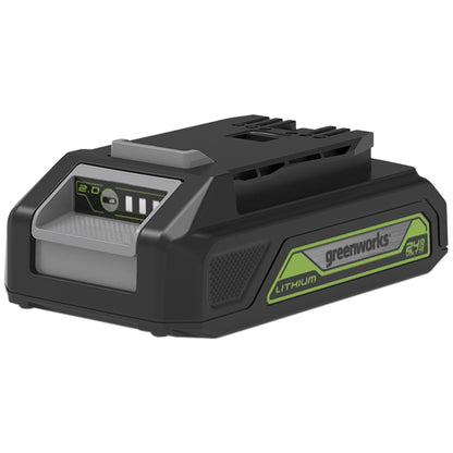 Greenworks 24V Brushless Hammer Drill Kit With 2Ah Battery And Fast Charger