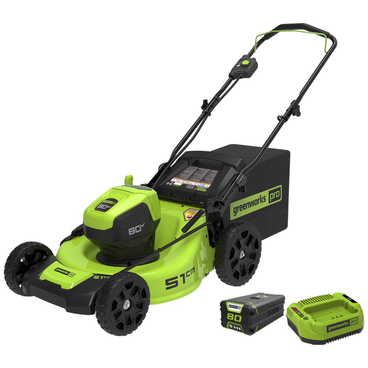 Greenworks 80V 51cm Mower Kit 2516007AU