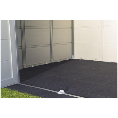 Grosfillex Floor Tile Kit for Garden Shelter 7.5M2 Charcoal Slate