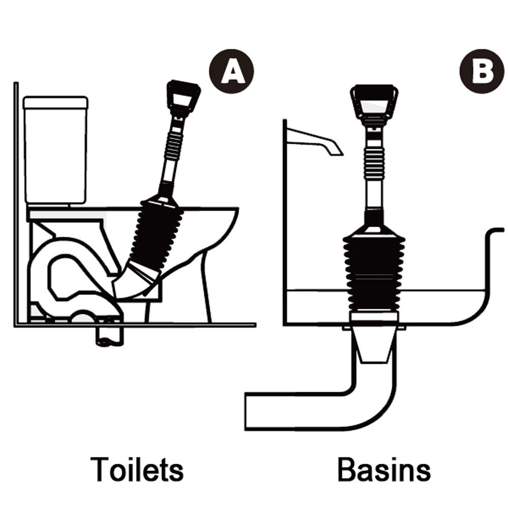 HARON Easy Grip Master Plunger HP08