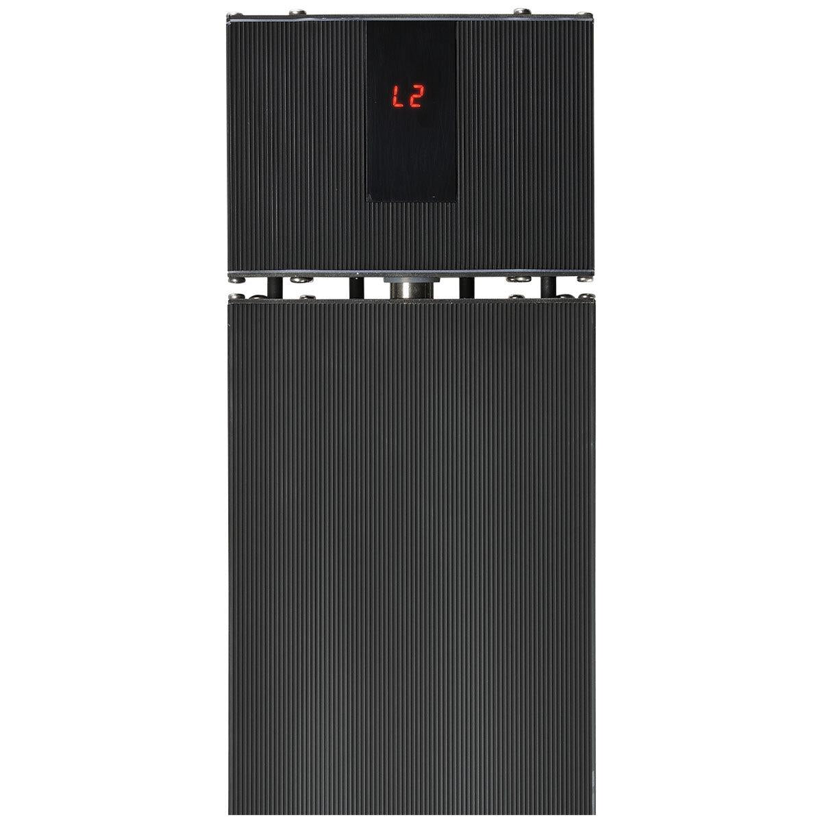 HEATSTRIP All Black Electric Radiant Heater With Remote TF2200RB