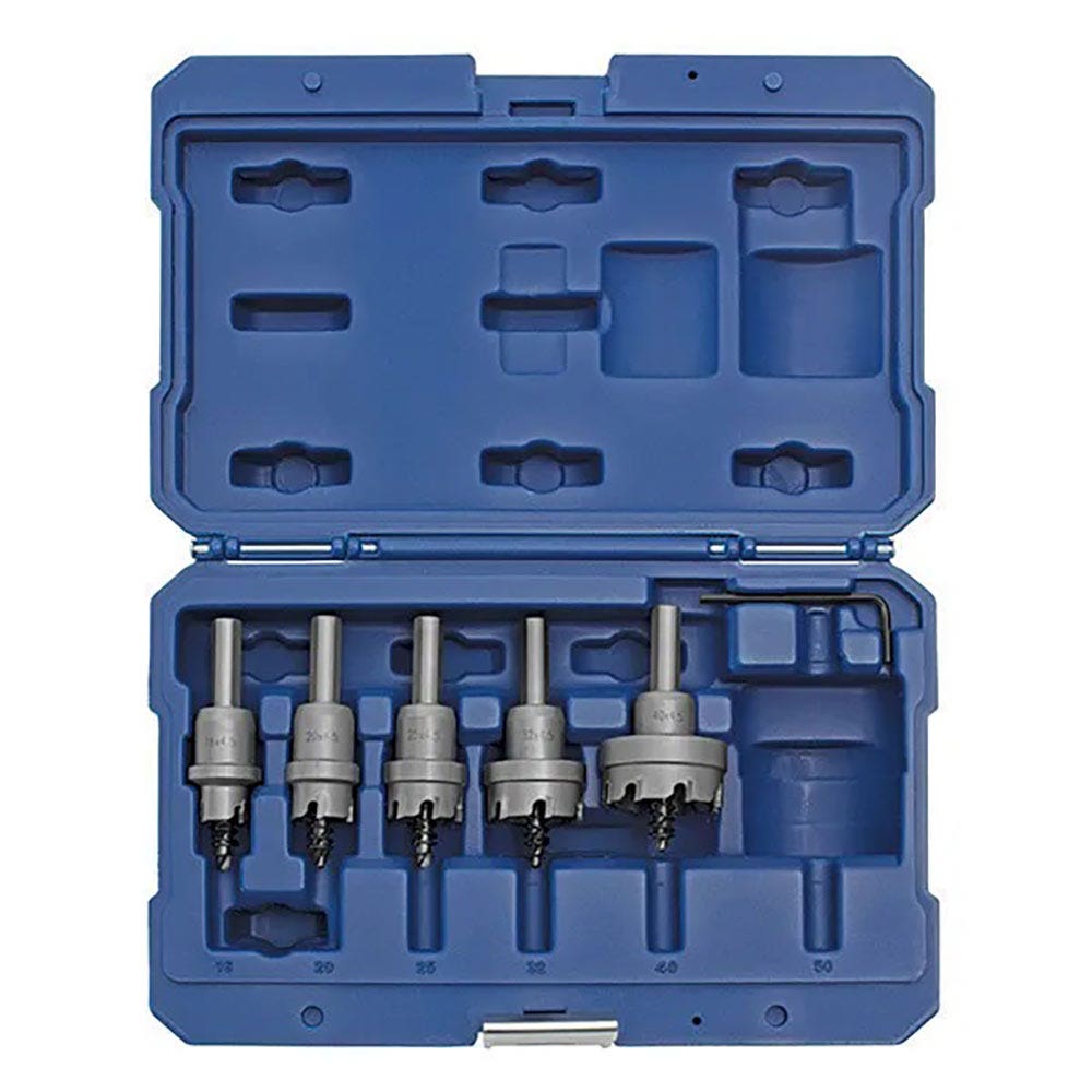 HOLEMAKER 16-40mm 4.5mm Deep TCT Metal Holesaw Set - 5 Piece MCS-SET5