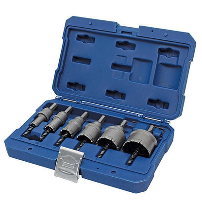 HOLEMAKER 16-50mm 25mm Deep TCT Metal Holesaw Set - 6 Piece MCTR-SET6