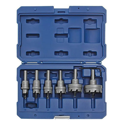HOLEMAKER 16-50mm 4.5mm Deep TCT Metal Holesaw Set - 6 Piece MCS-SET6