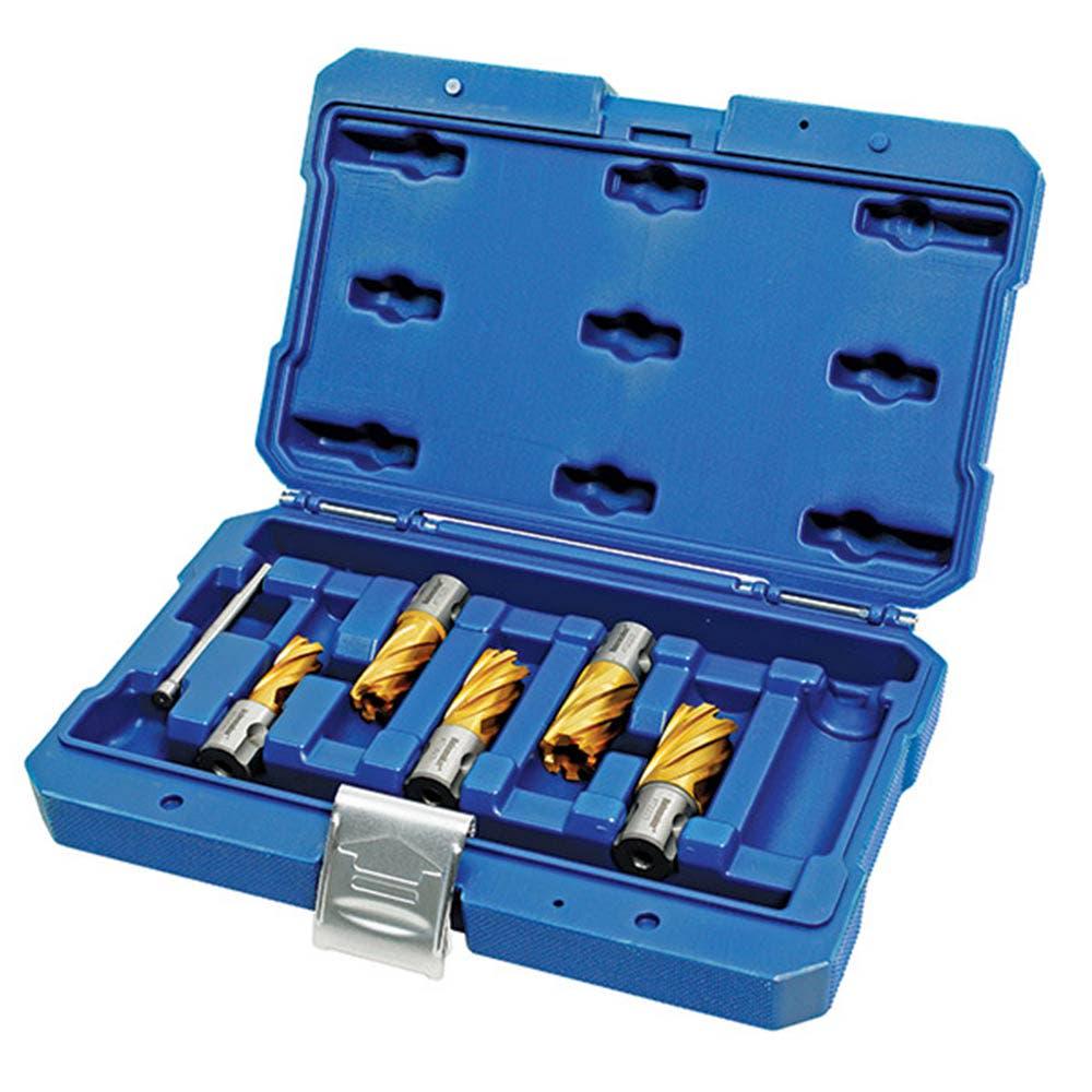 HOLEMAKER 6 Piece UNI Shank Gold Series Annular Cutter Sets ATSET-A