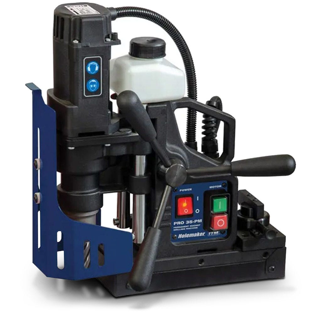 HOLEMAKER 920W 35mm Magnetic Base Drill w. Permanent Magnet System HMPRO35-PM