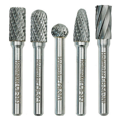 HOLEMAKER Round Tube Carbide Burr Set CB-SET-01