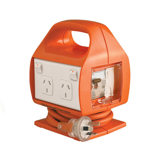HPM 1.8m 10amp 4way RCD MCB Electresafe Power Centre REPC410