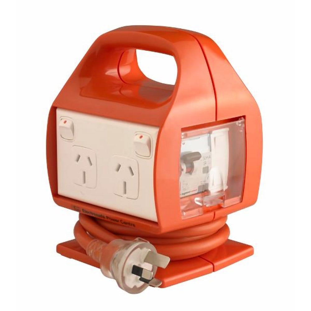 HPM 1.8m 15amp 4way RCD MCB Electresafe Power Centre REPC415