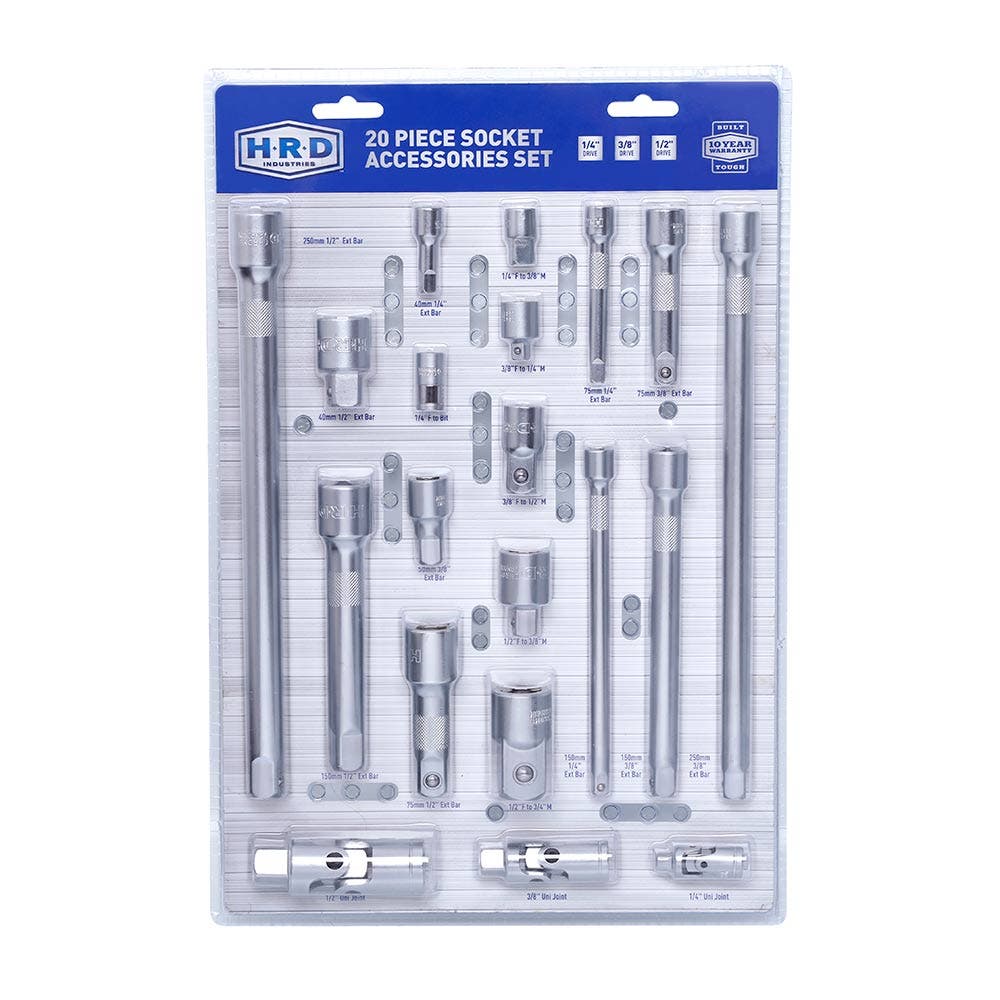 HRD 20 Piece Socket Set HMXVACS20