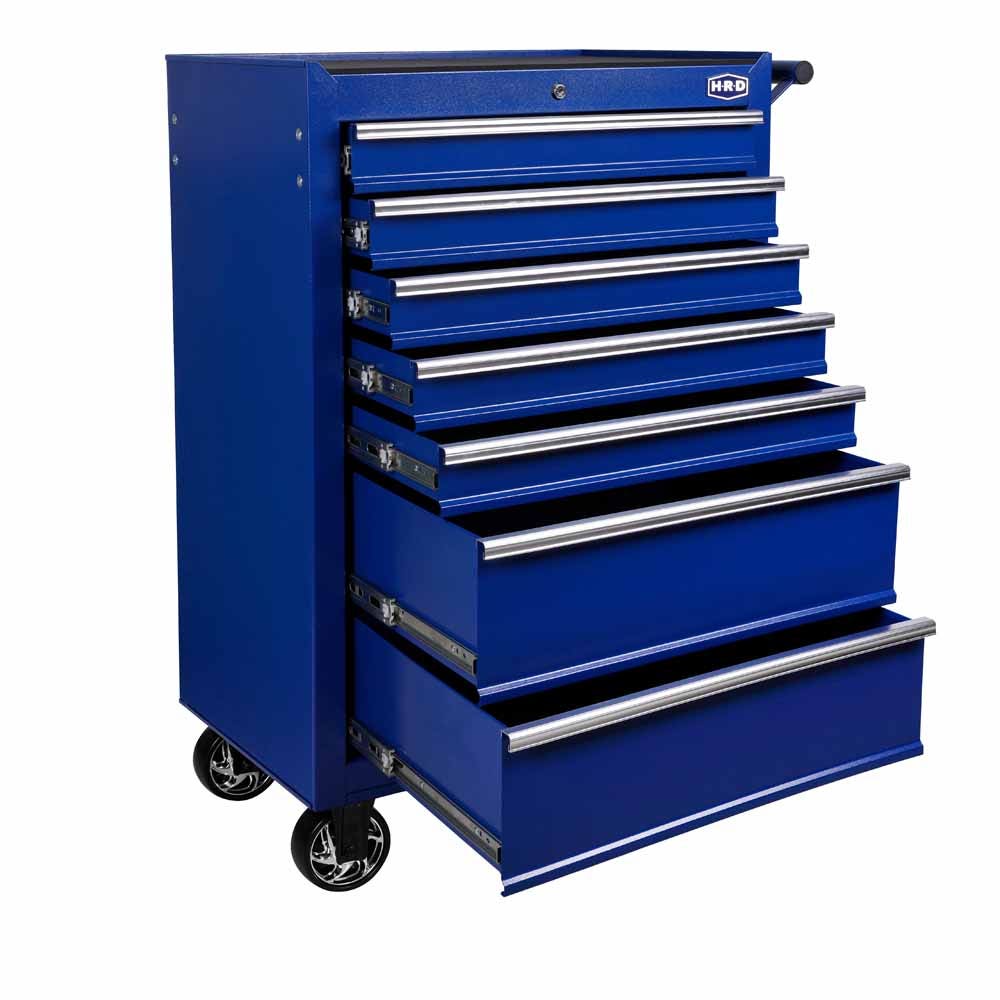 HRD 26in 7 Drawer Tool Trolley - Blue HTR26071