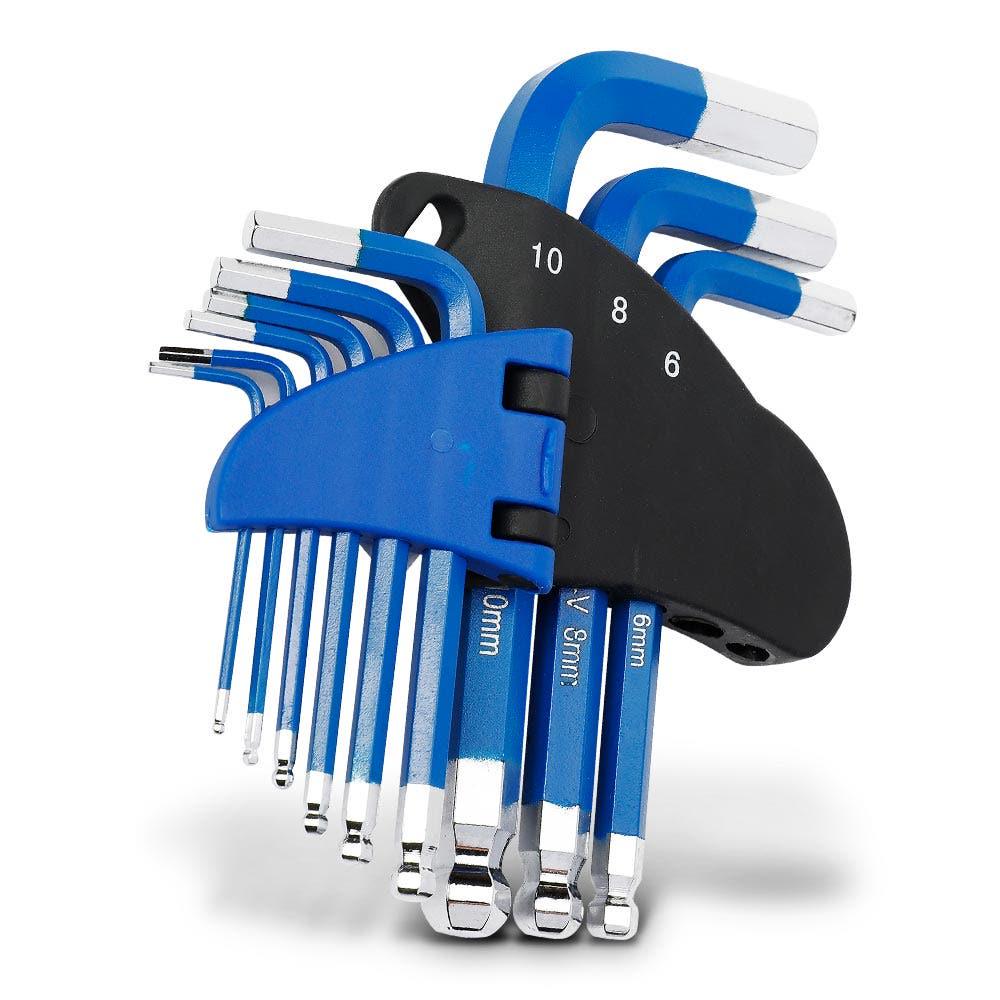 HRD 9 Pc Metric Hex Key Set HRD9PCAKMETSH