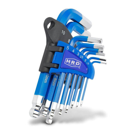 HRD 9 Pc Metric Hex Key Set HRD9PCAKMETSH