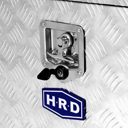 HRD Trailer Draw Bar Aluminium Tool Box AL865DBHRDS2