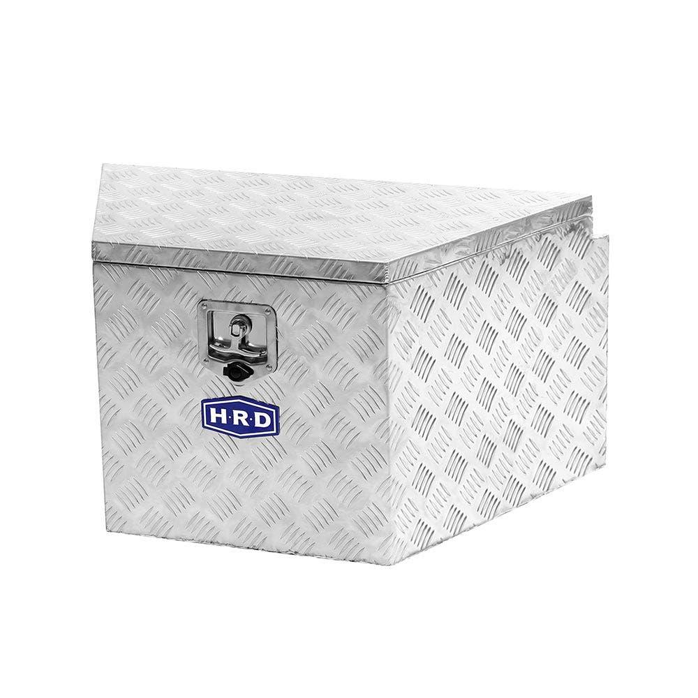 HRD Trailer Draw Bar Aluminium Tool Box AL865DBHRDS2