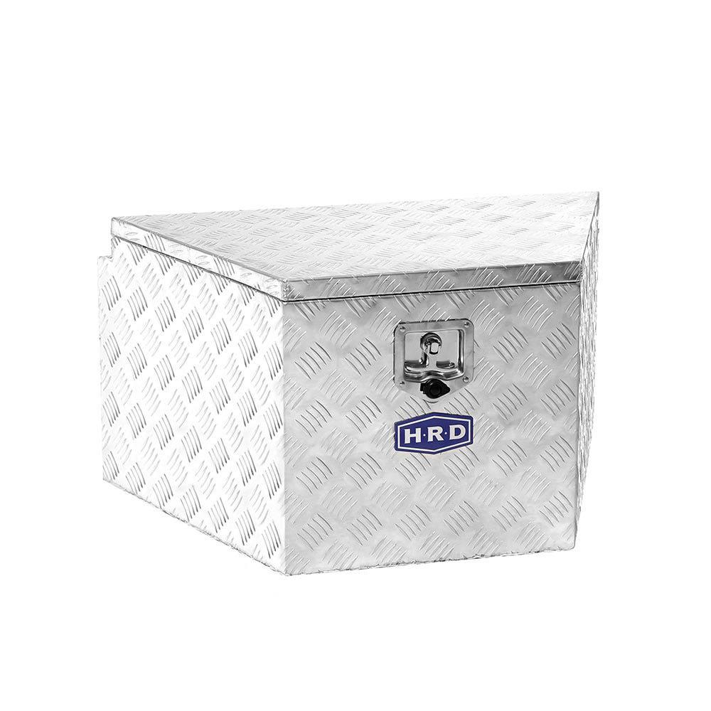 HRD Trailer Draw Bar Aluminium Tool Box AL865DBHRDS2