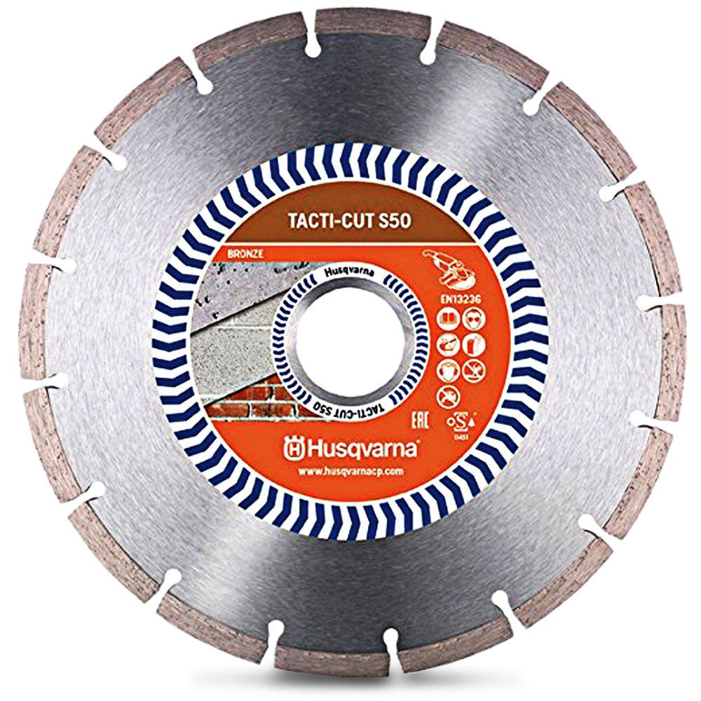 HUSQVARNA 125mm Segmented Diamond Blade for GENERAL Purpose Cutting - TACTI-CUT S50